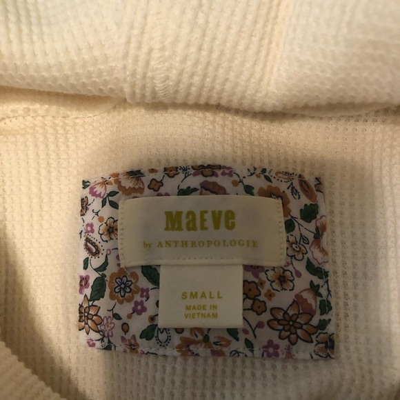 Anthropologie Maeve Waffle Weave Top❗️ - Picture 4 of 4